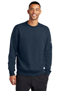 Nike Club Fleece Sleeve Swoosh Crew NKFD9863 - Midnight Navy