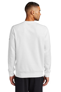 Nike Club Fleece Sleeve Swoosh Crew NKFD9863 - White Back