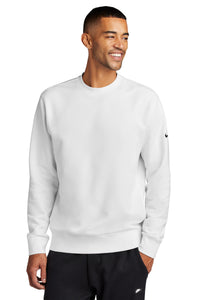 Nike Club Fleece Sleeve Swoosh Crew NKFD9863 - White