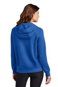 Nike Women's Club Fleece Sleeve Swoosh Pullover Hoodie NKFD9889 - Game Royal Back