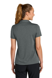 Nike Women's Dri-FIT Smooth Heather Polo NKFQ4793 - Anthracite Heather Back
