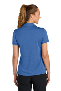 Nike Women's Dri-FIT Smooth Heather Polo NKFQ4793 - Game Royal Heather Back