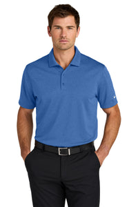 Nike Dri-FIT Smooth Heather Polo NKFQ4794 - Game Royal Heather