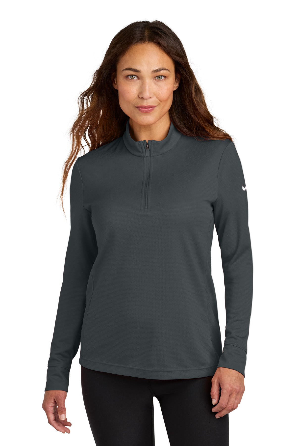 Nike Women's Essential 1/2-Zip Cover-Up NKHM7969 - Anthracite