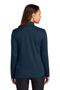 Nike Women's Essential 1/2-Zip Cover-Up NKHM7969 - Navy Back