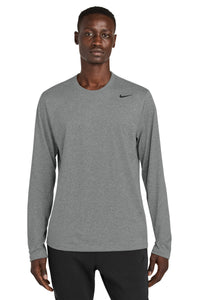 Nike Team rLegend Long Sleeve Tee NKHQ4550 - Carbon Heather