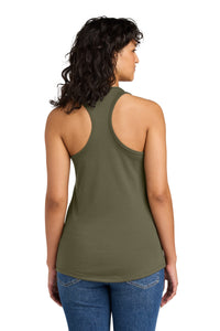 Next Level Apparel Women's Ideal Racerback Tank NL1533 - Military Green Back