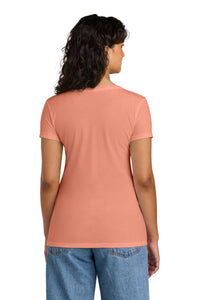 Next Level Apparel Women's Ideal V-Neck Tee NL1540 - Light Orange Back