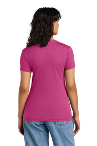 Next Level Apparel Women's Ideal V-Neck Tee NL1540 - Raspberry Back