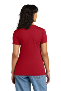 Next Level Apparel Women's Ideal V-Neck Tee NL1540 - Red Back