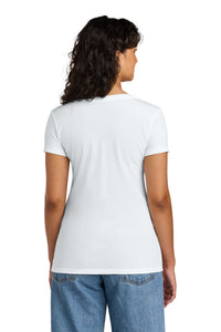 Next Level Apparel Women's Ideal V-Neck Tee NL1540 - White Back
