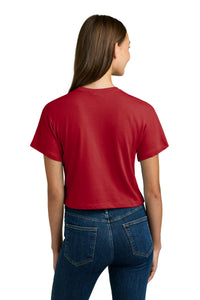 Next Level Apparel Women's Ideal Crop Top NL1580 - Red Back