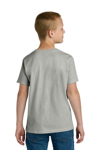 Next Level Apparel Youth Cotton Tee NL3310 - Light Gray Back