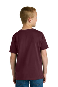 Next Level Apparel Youth Cotton Tee NL3310 - Maroon Back
