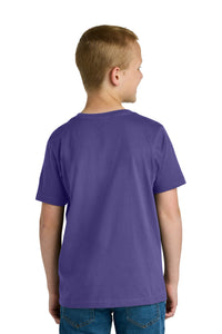 Next Level Apparel Youth Cotton Tee NL3310 - Purple Rush Back