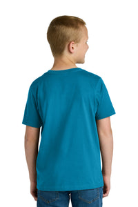 Next Level Apparel Youth Cotton Tee NL3310 - Turquoise Back