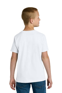 Next Level Apparel Youth Cotton Tee NL3310 - White Back
