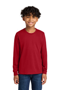 Next Level Apparel Youth Cotton Long Sleeve Tee NL3311 - Red