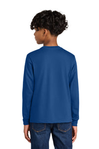 Next Level Apparel Youth Cotton Long Sleeve Tee NL3311 - Royal Back