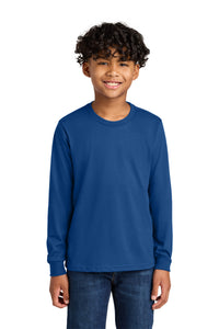 Next Level Apparel Youth Cotton Long Sleeve Tee NL3311 - Royal