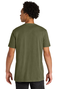 Next Level Apparel Soft Wash Cotton Tee NL3600SW - Washed Military Green Back
