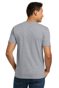 Next Level Apparel Adult Cotton Tee - Heather Gray Back