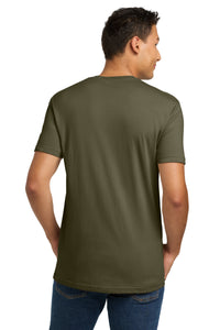 Next Level Apparel Adult Cotton Tee - Military Green Back