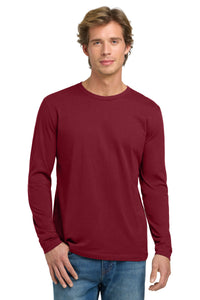 Next Level Apparel Cotton Long Sleeve Tee - Cardinal