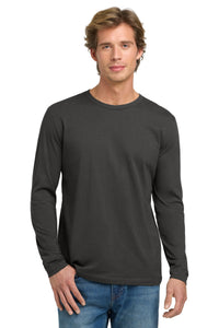 Next Level Apparel Cotton Long Sleeve Tee - Heavy Metal