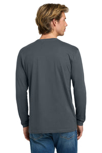 Next Level Apparel Cotton Long Sleeve Tee - Indigo Back