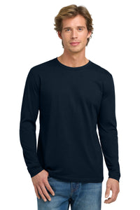 Next Level Apparel Cotton Long Sleeve Tee - Midnight Navy