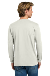 Next Level Apparel Cotton Long Sleeve Tee - Natural Back