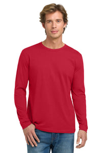 Next Level Apparel Cotton Long Sleeve Tee - Red