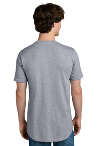 Next Level Apparel Cotton Long Body Tee NL3602 - Heather Gray Back