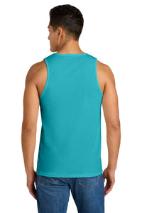 Next Level Apparel Cotton Muscle Tank NL3633 - Tahiti Blue Back