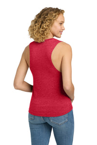 Next Level Apparel  Women's Festival Muscle Tank - Red Back