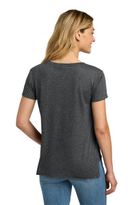 Next Level Apparel  Women's Festival Scoop Neck Tee - Charcoal Back