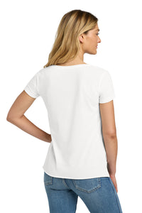 Next Level Apparel  Women's Festival Scoop Neck Tee - White Back