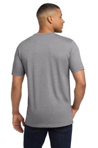 Next Level Apparel  Adult Poly/Cotton Tee - Heather Gray Back