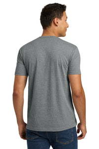 Next Level Apparel Adult CVC Tee - Dark Heather Gray Back