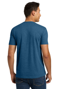 Next Level Apparel Adult CVC Tee - Heather Cool Blue Back