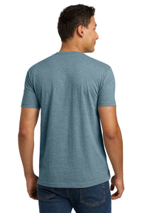 Next Level Apparel Adult CVC Tee - Heather Slate Blue Back