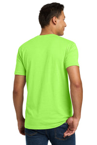 Next Level Apparel Adult CVC Tee - Neon Green Back