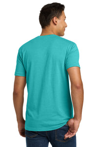 Next Level Apparel Adult CVC Tee - Tahiti Blue Back