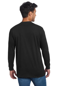 Next Level Apparel Adult CVC Long Sleeve Tee NL6211 - Black Back