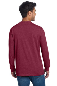 Next Level Apparel Adult CVC Long Sleeve Tee NL6211 - Cardinal Back