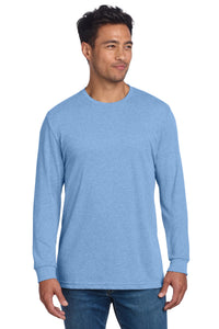 Next Level Apparel Adult CVC Long Sleeve Tee NL6211 - Heather Columbia Blue