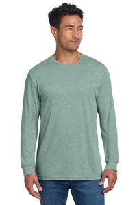 Next Level Apparel Adult CVC Long Sleeve Tee NL6211 - Heather Seafoam