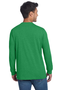 Next Level Apparel Adult CVC Long Sleeve Tee NL6211 - Kelly Green Back