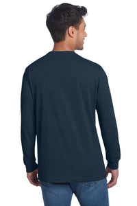 Next Level Apparel Adult CVC Long Sleeve Tee NL6211 - Midnight Navy Back